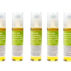 5 unidades ROLL-ON BIO PARA PICADURAS: REPELENTE Y CALMANTE